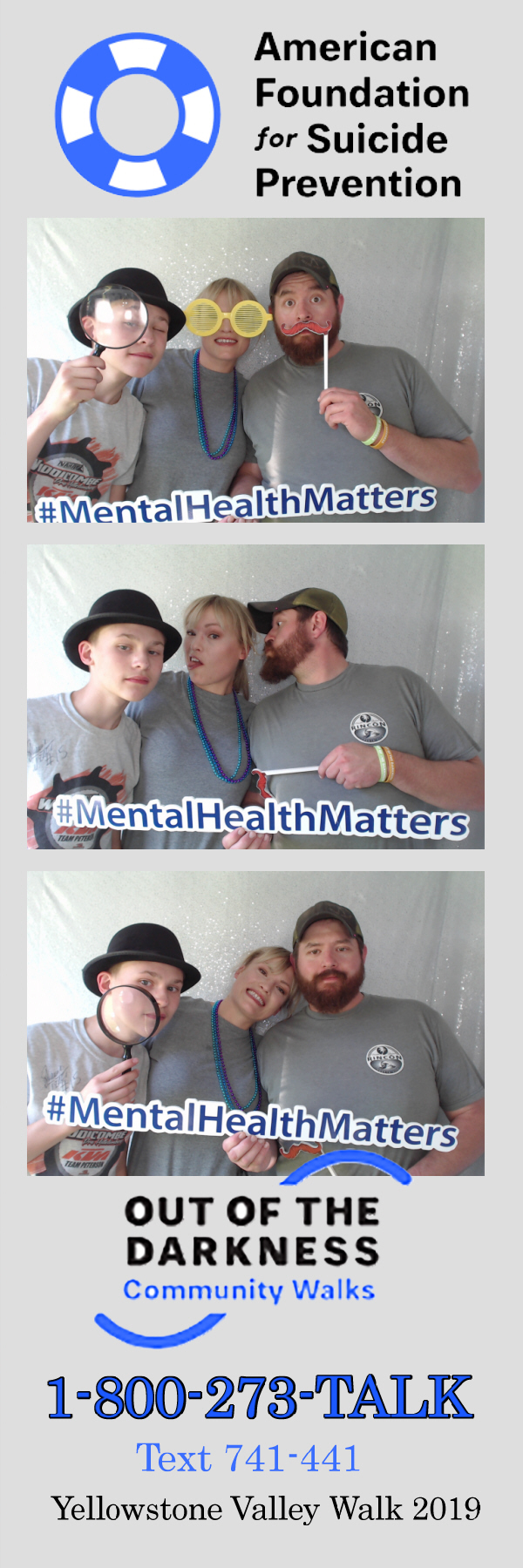 Out of the Darkness Walk 2019 | View more photos from the event at gallery.photoboothbillings.com/u/PhotoBoothBillings/Out-of-the-Darkness-Walk-2019